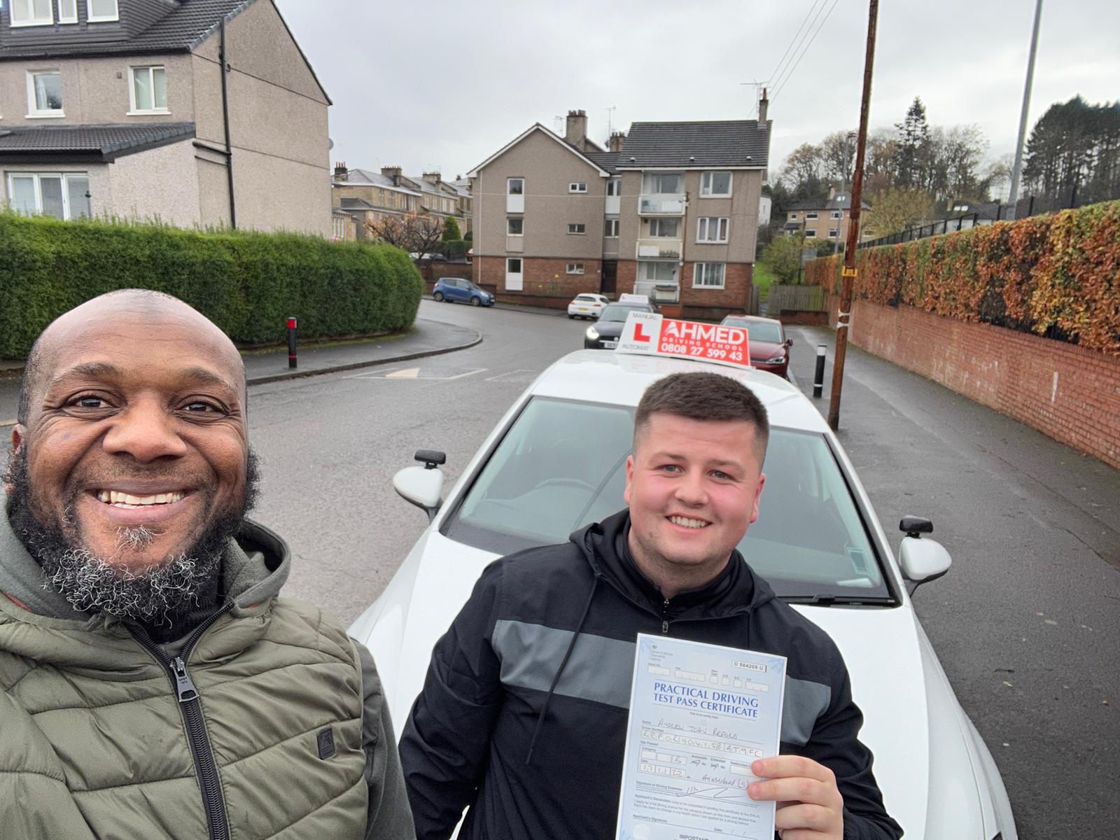 driving test pass glasgow