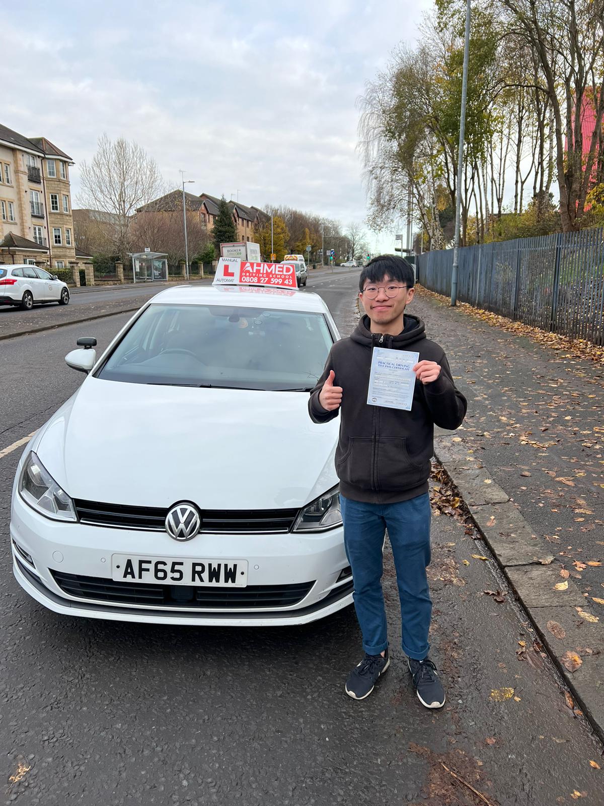 driving test pass glasgow